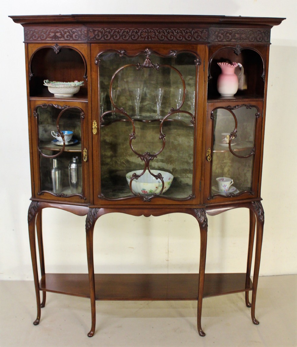 Late Victorian Mahogany Display Cabinet