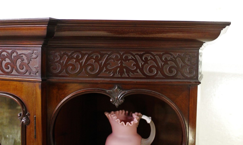 Late Victorian Mahogany Display Cabinet View II