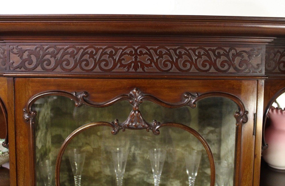 Late Victorian Mahogany Display Cabinet View VIII