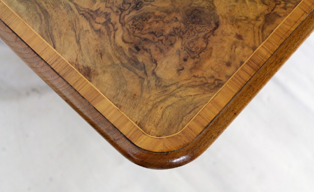 Victorian Burr Walnut Sutherland Table View IV