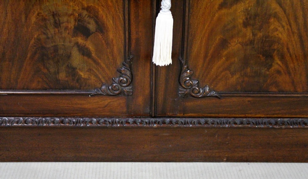 Mahogany Chippendale Style Library Bookcase View IX