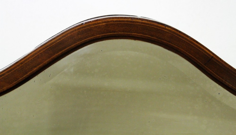 Inlaid Mahogany Cheval Dressing Mirror View VIII