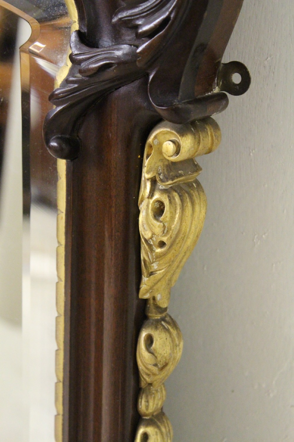 Adams Style Mahogany Wall Mirror View IV