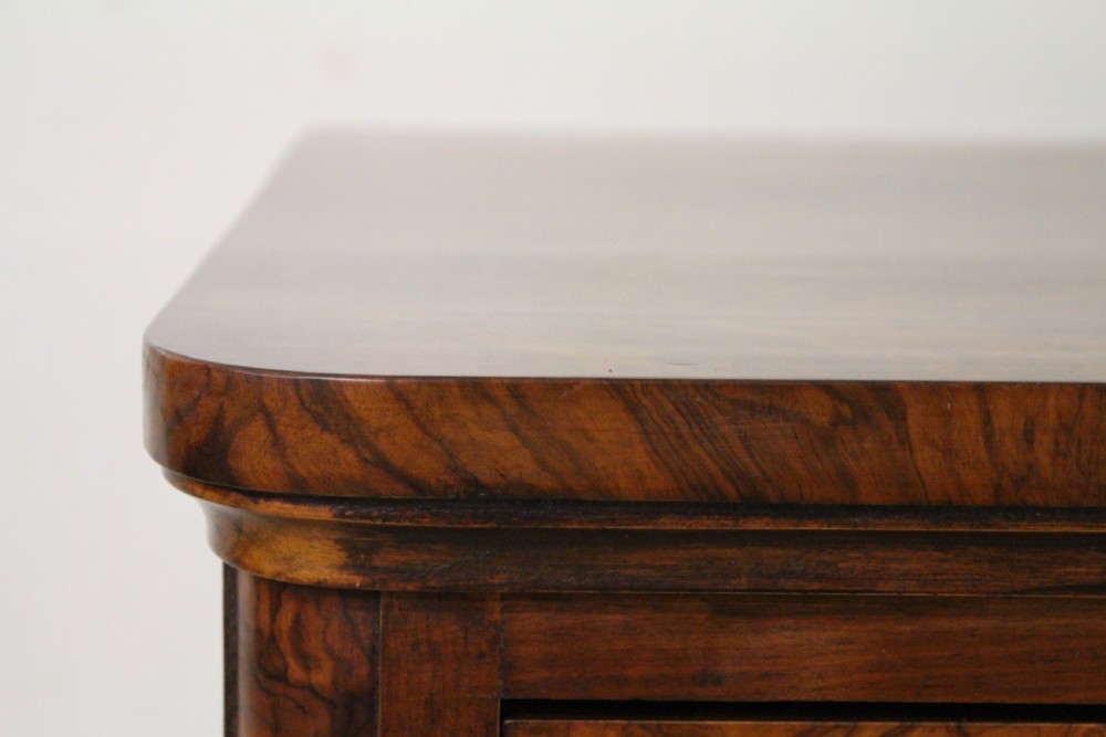 Victorian Burr Walnut Chest of Drawers View IX