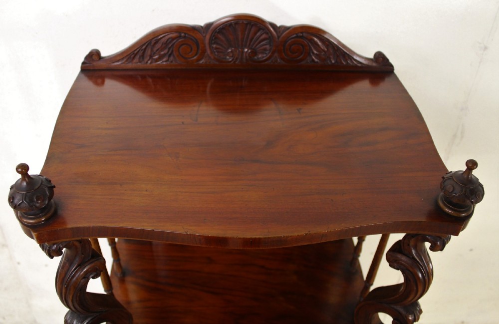 Victorian Walnut Wot Not View VIII