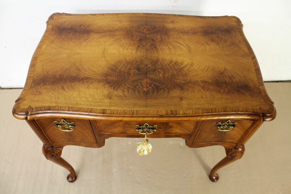 Burr Walnut Lamp Table View II