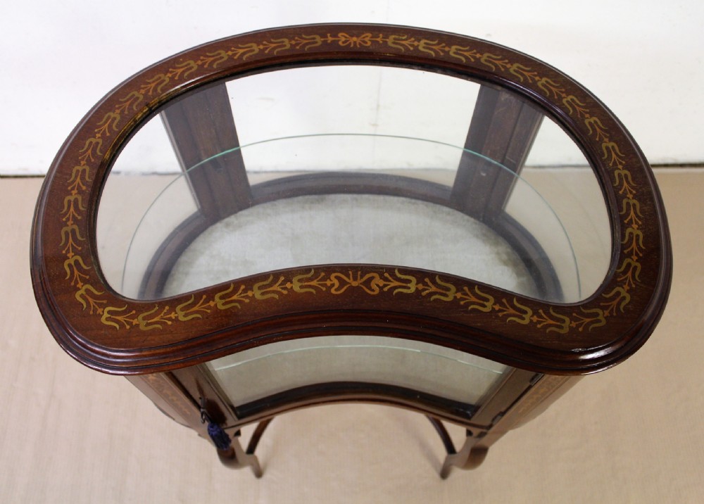 Edwardian Inlaid Mahogany Bijouterie Table View III