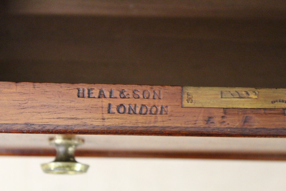 Pair of Victorian Mahogany Bedside Chests by Heal and Son View V