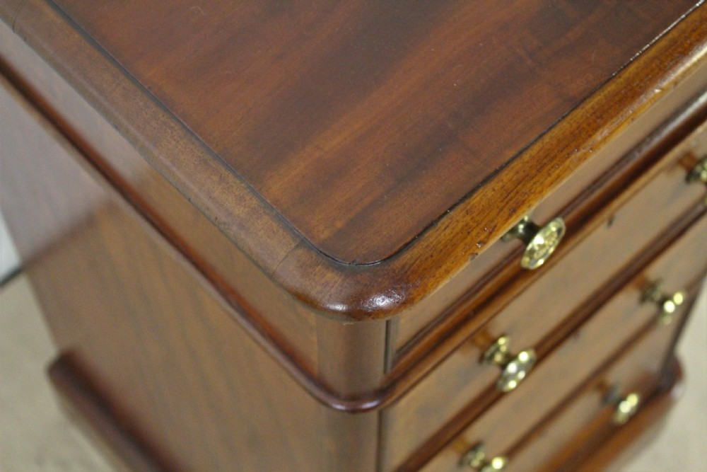 Pair of Victorian Mahogany Bedside Chests by Heal and Son View X
