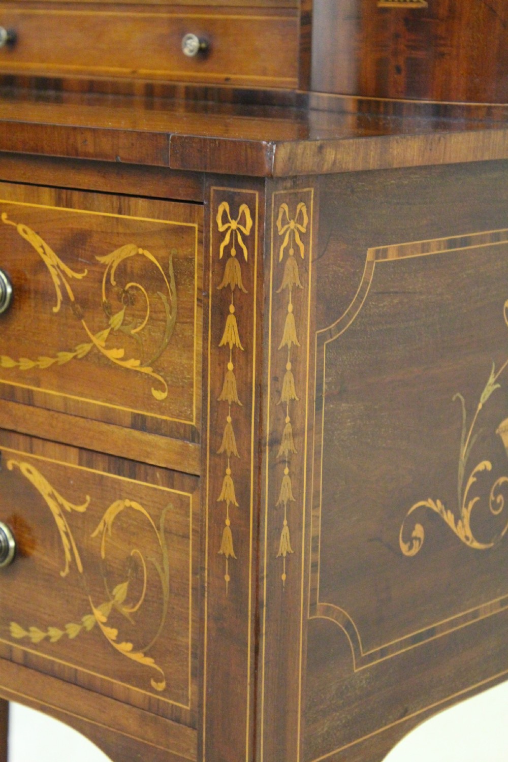Edwards and Roberts Inlaid Mahogany Bonheur Du Jour View XIV