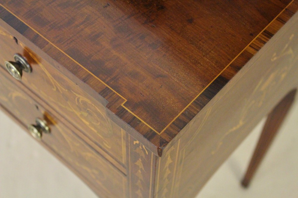 Edwards and Roberts Inlaid Mahogany Bonheur Du Jour View XVI