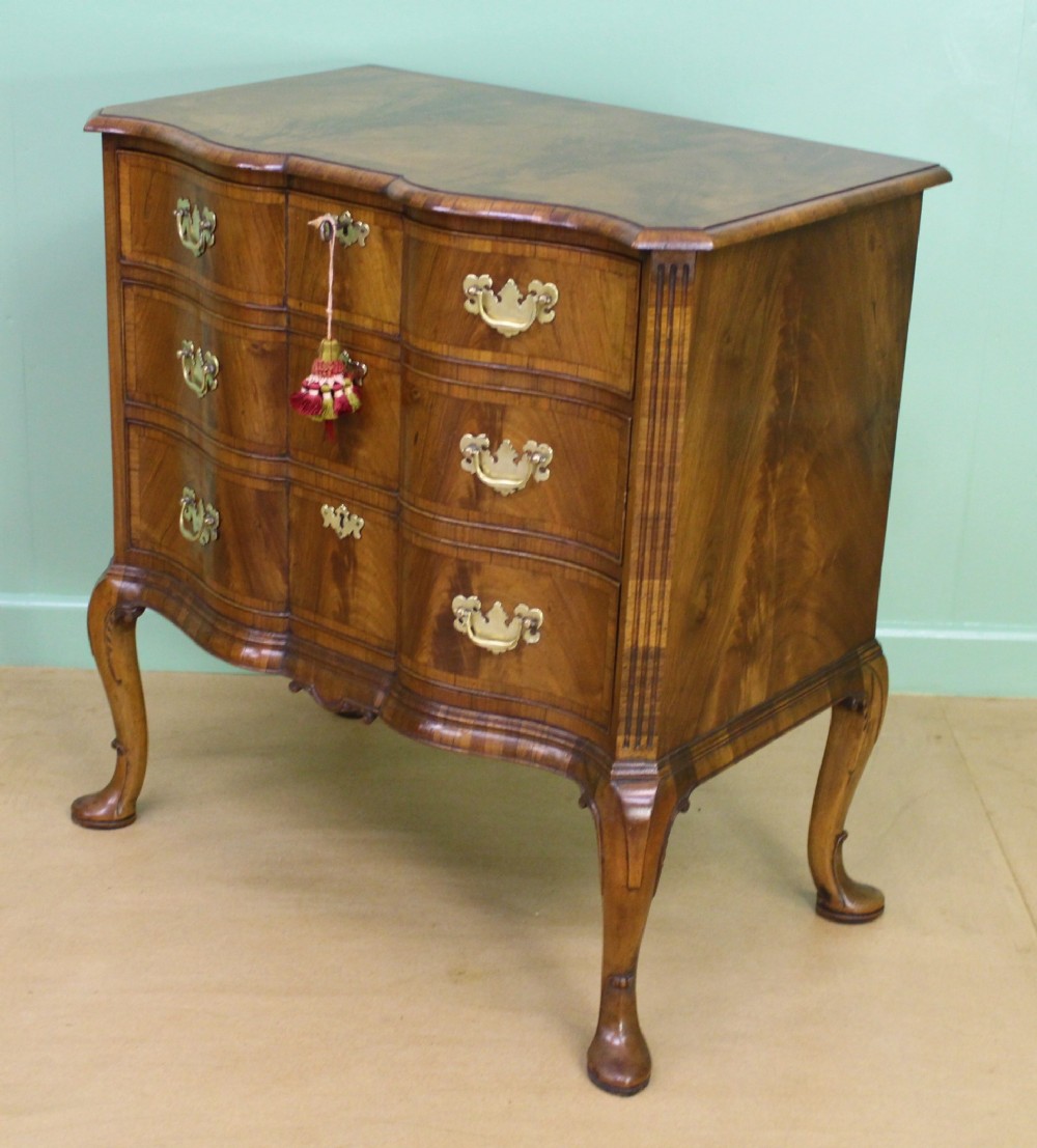 Burr Walnut Chest by Charles Tozer