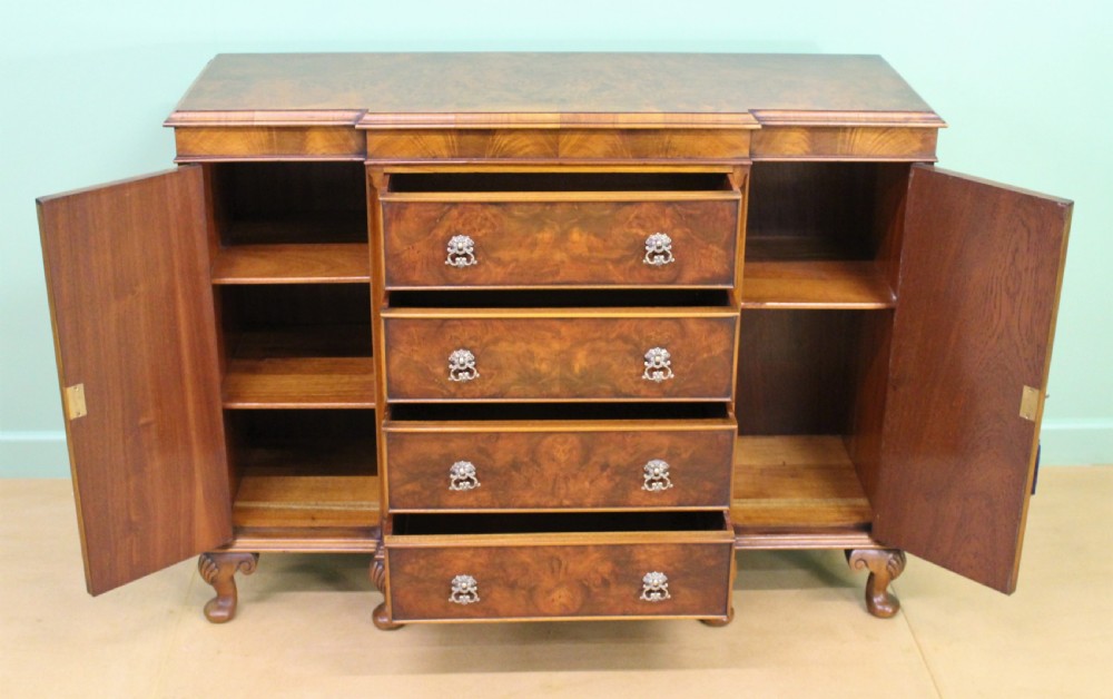 Maple and Co Burr Walnut Side Cabinet View XII