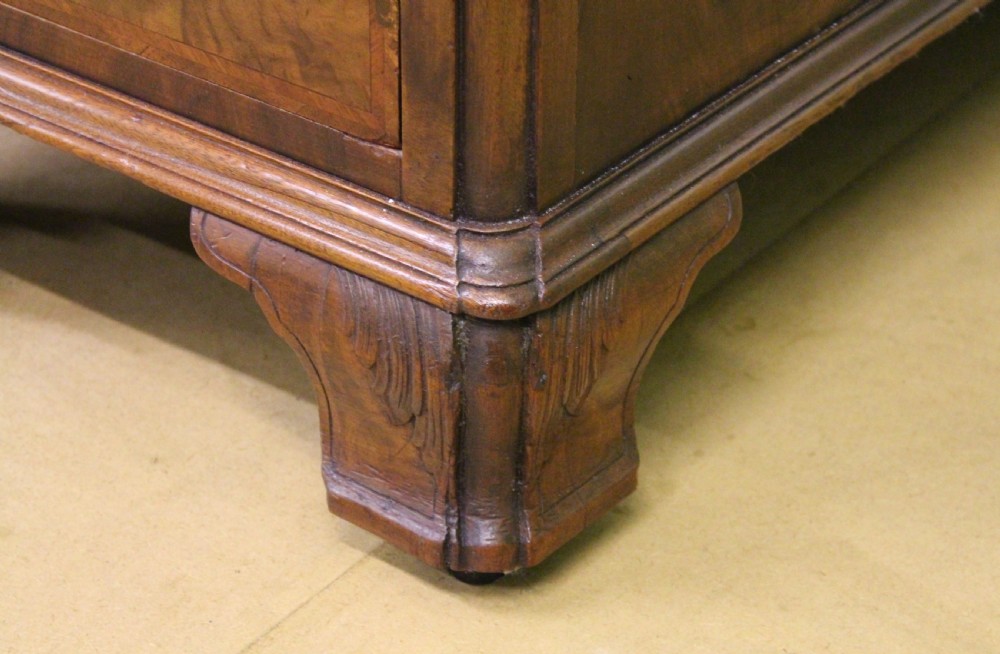 Burr Walnut Pedestal Desk by Maple and Co View XI