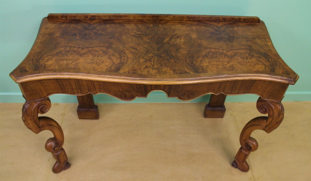 Pair of Burr Walnut Console Tables View III