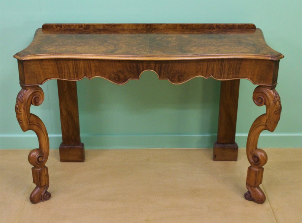 Pair of Burr Walnut Console Tables View IX