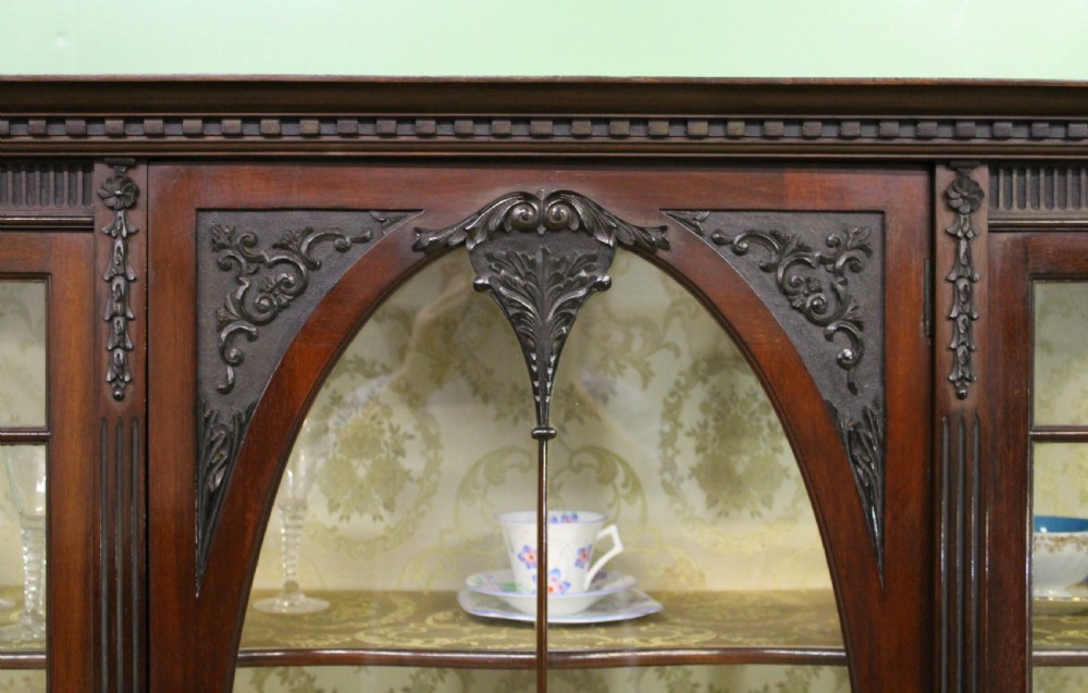 Late Victorian Mahogany Display Cabinet View III