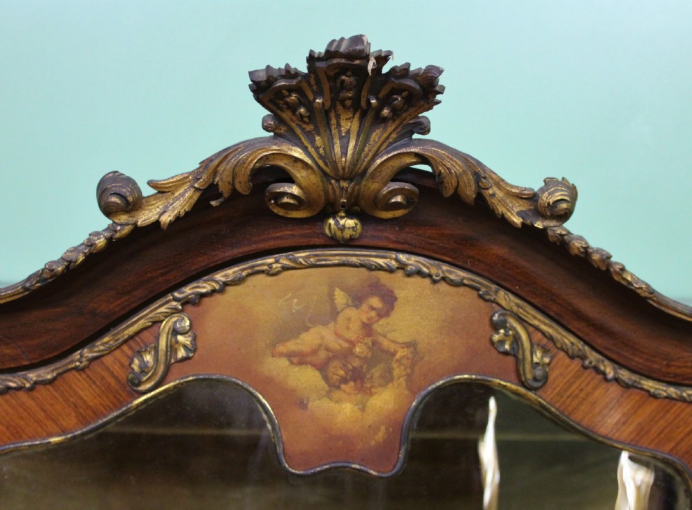Vernis Martin Decorated French Kingwood Vitrine View IV