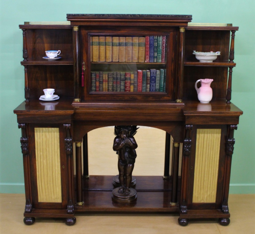 Late Regency Rosewood Chiffonier