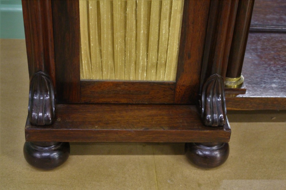 Late Regency Rosewood Chiffonier View IX