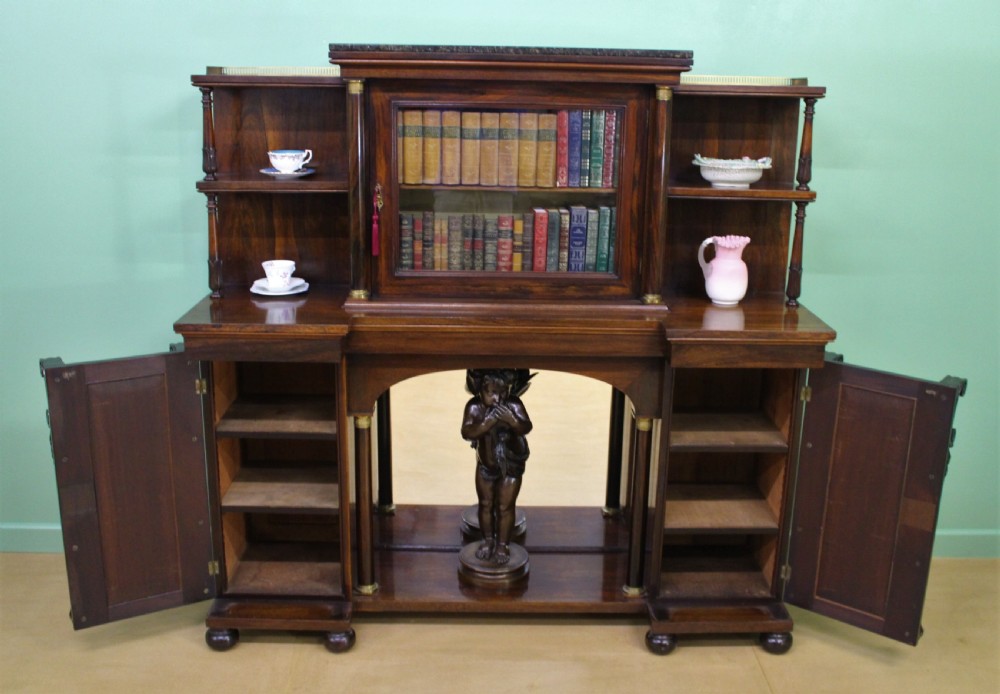 Late Regency Rosewood Chiffonier View XIX