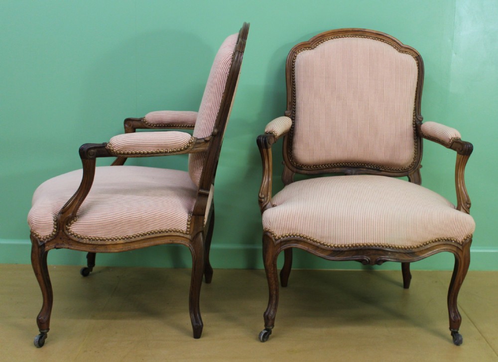 Pair of Danish 19th Century Upholstered Rosewood Armchairs View VII