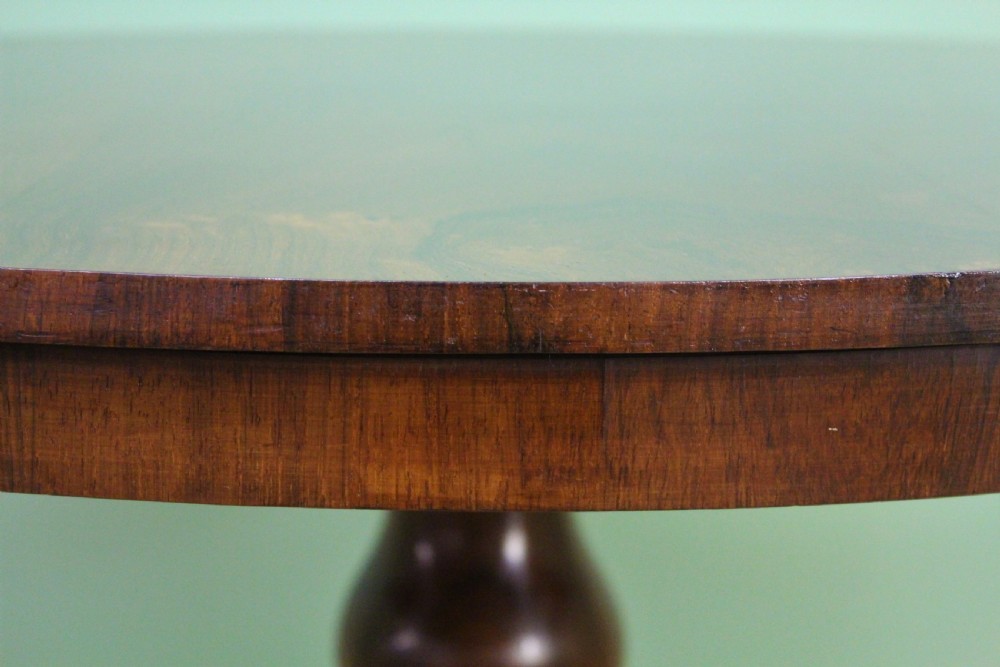 Victorian Rosewood Circular Centre Dining Table View X