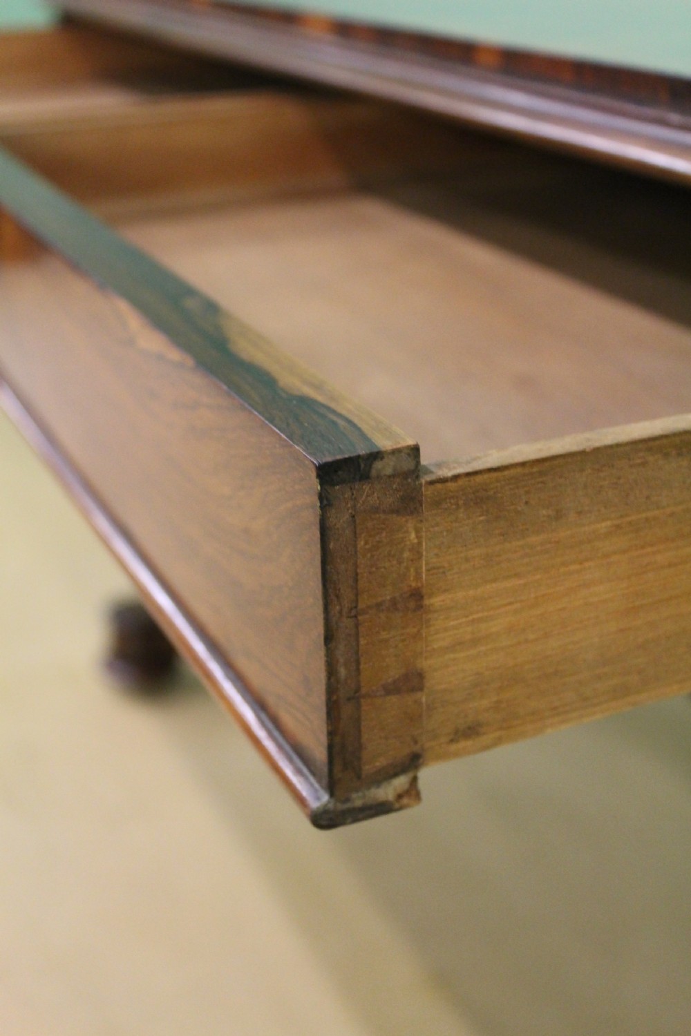 William IV Rosewood Library Stretcher Table View X