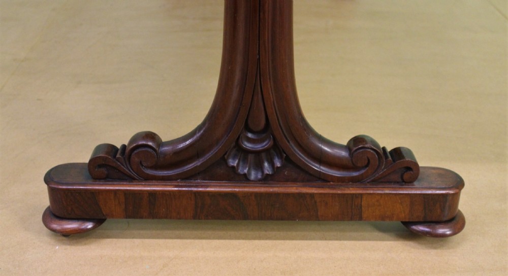 William IV Rosewood Library Stretcher Table View XIX