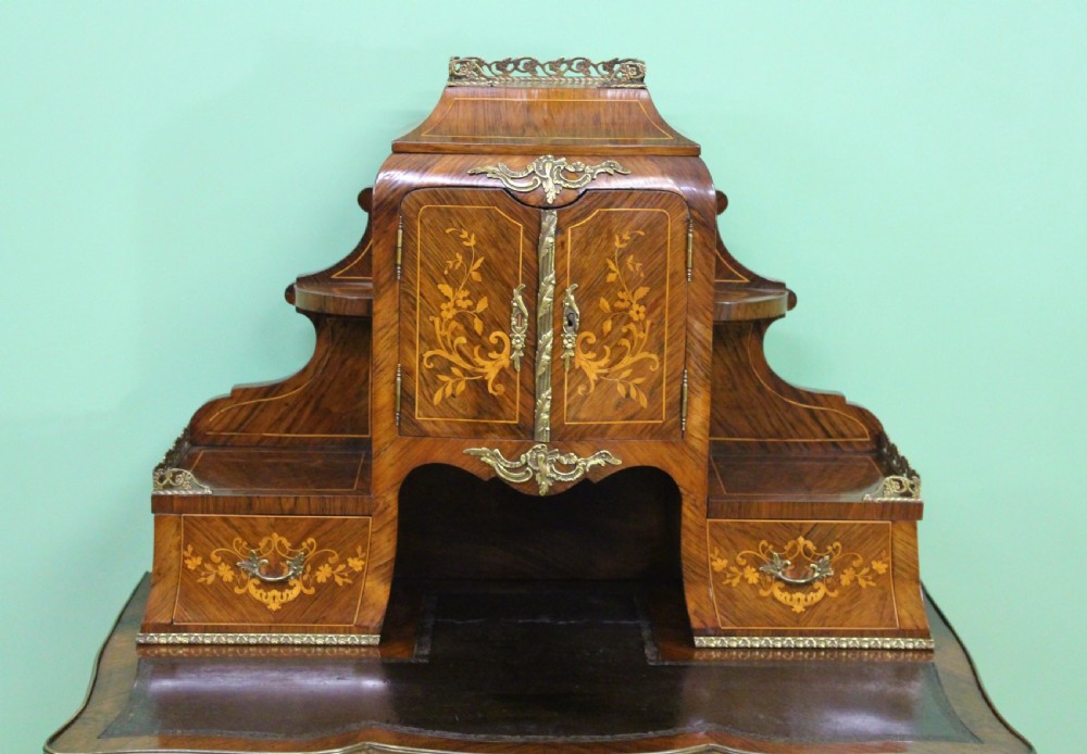 Late 19th Century Inlaid Kingwood Bonheur Du Jour View VI