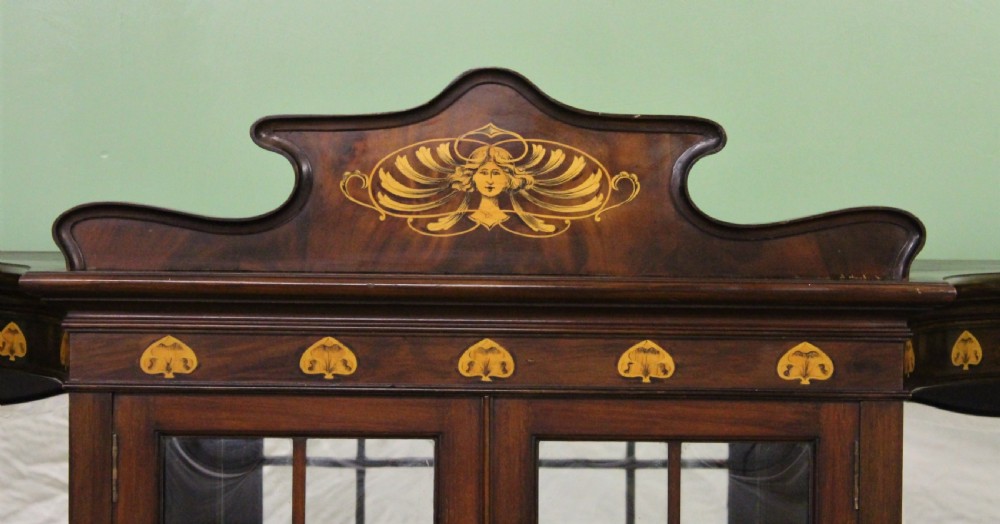 Inlaid Mahogany Art Nouveau Display Cabinet View VIII