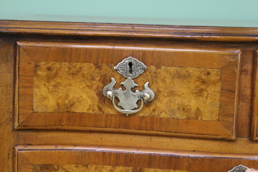 Burr Walnut Serpentine Chest of Drawers View VIII