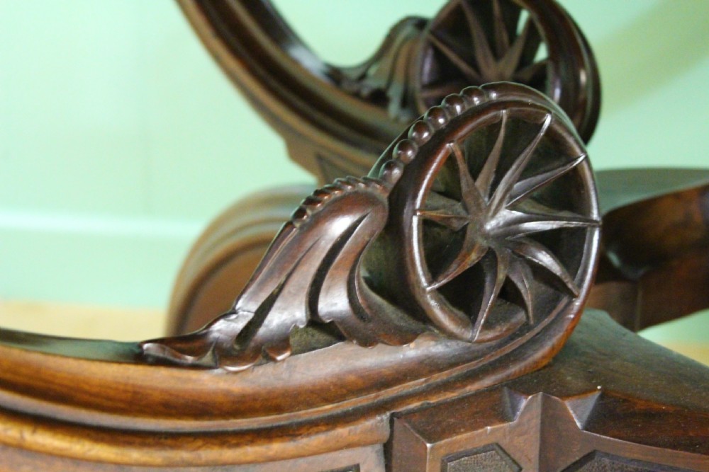 Victorian Burr Walnut Basket Based Centre Table View XII