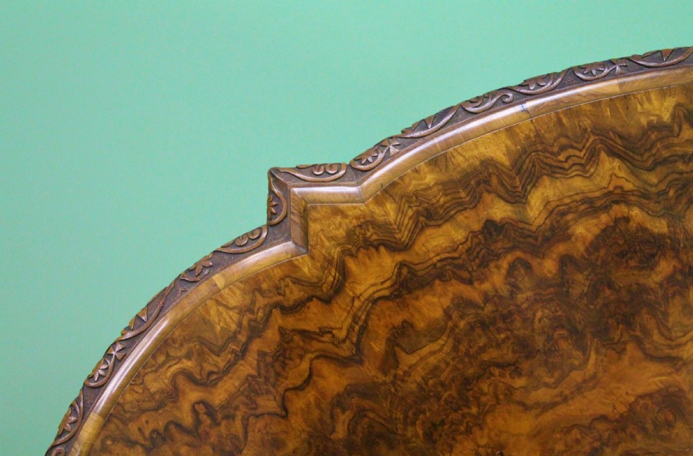 Victorian Burr Walnut Basket Based Centre Table View XXI