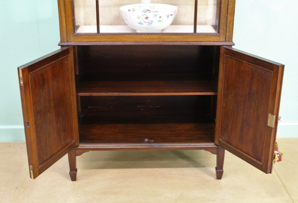 Edwardian Mahogany Display Cabinet View V