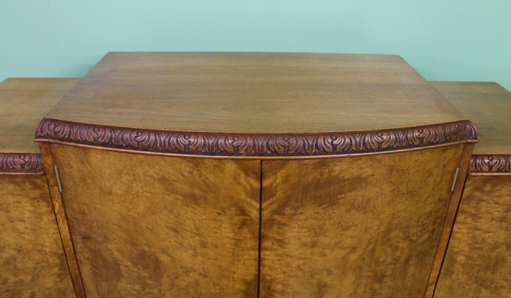 Large Burr Walnut Cocktail Cabinet View XIV
