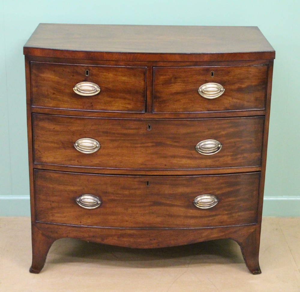 Regency Mahogany Bow Fronted Chest of Drawers