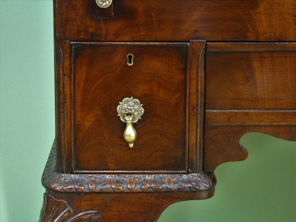 George I Style Mahogany Bureau Bookcase View IX