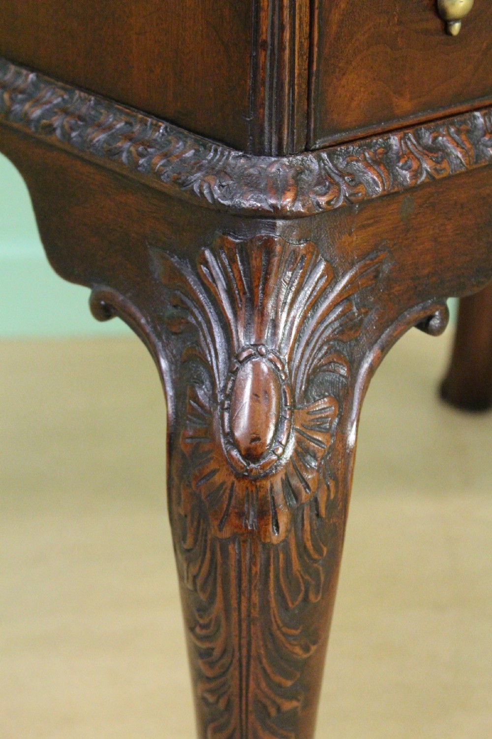 George I Style Mahogany Bureau Bookcase View XVIII