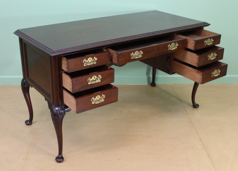 Victorian Mahogany Writing Side Table View III