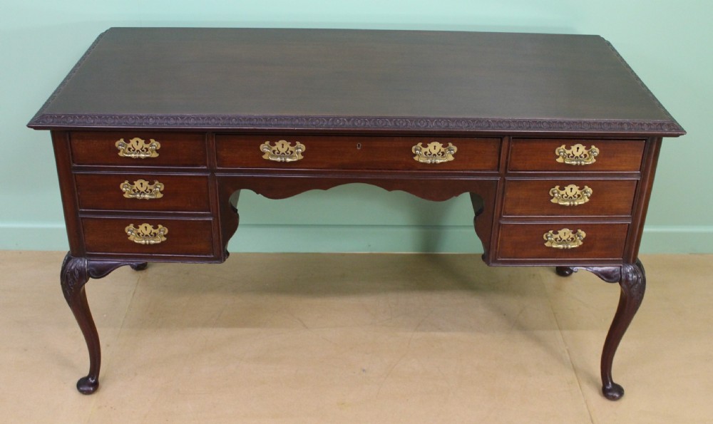 Victorian Mahogany Writing Side Table View VI
