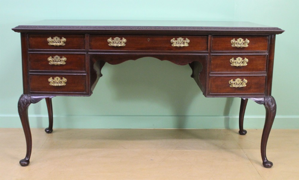 Victorian Mahogany Writing Side Table View VII