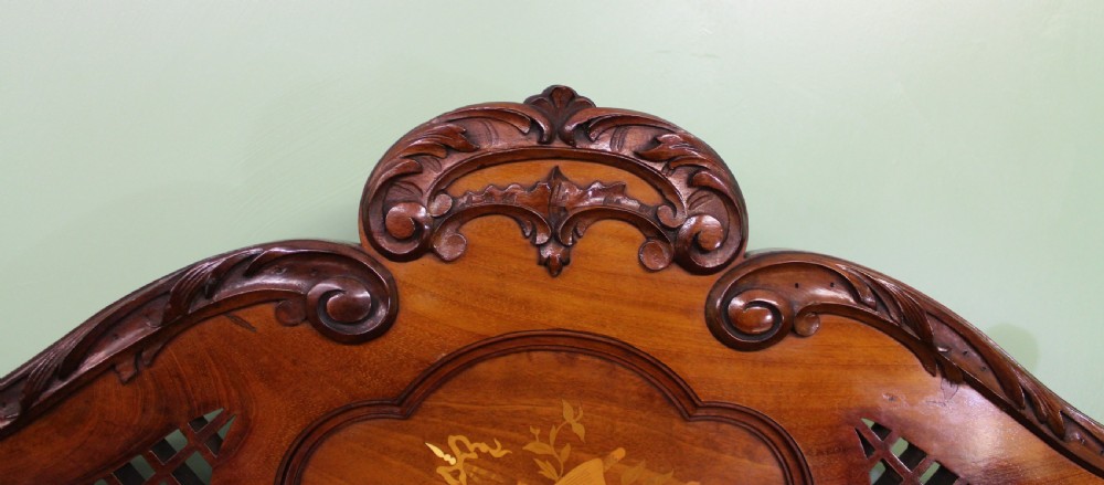 Inlaid Mahogany Display Cabinet View VII
