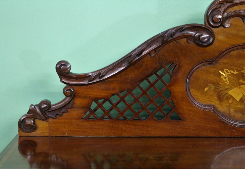 Inlaid Mahogany Display Cabinet View IX