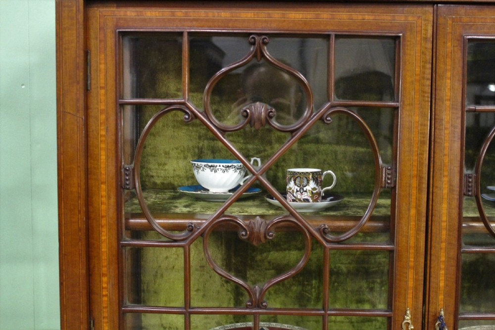Inlaid Mahogany Display Cabinet View XIV