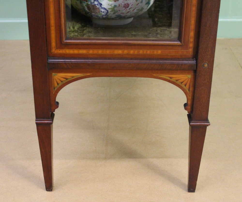 Inlaid Mahogany Display Cabinet View XX