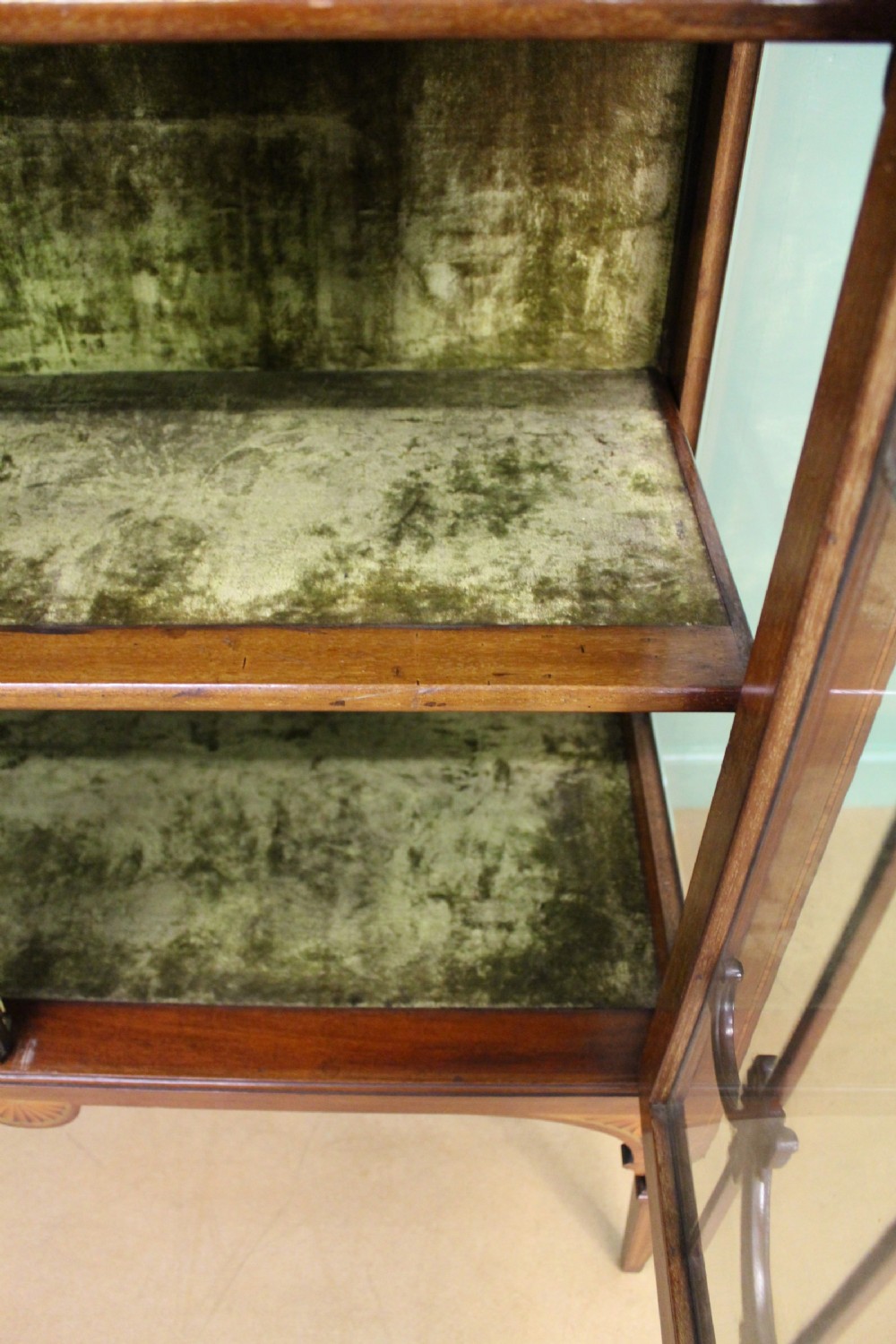 Inlaid Mahogany Display Cabinet View XXII