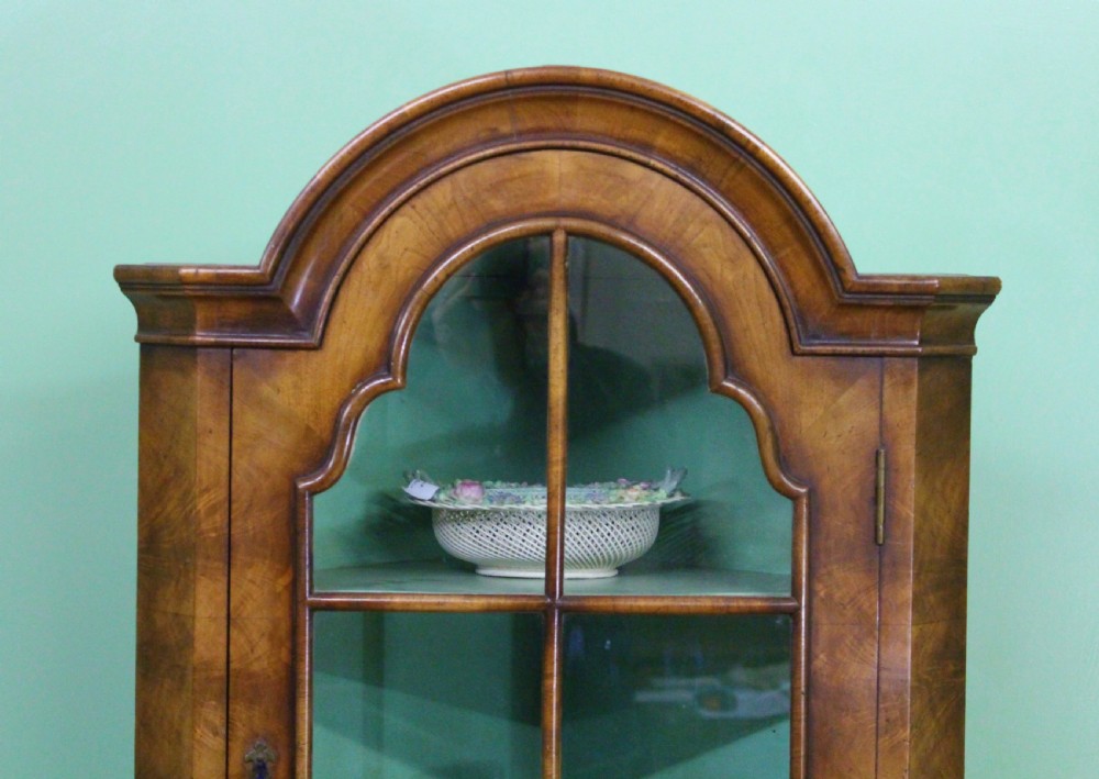 Maple & Co Burr Walnut Corner Cabinet View VII