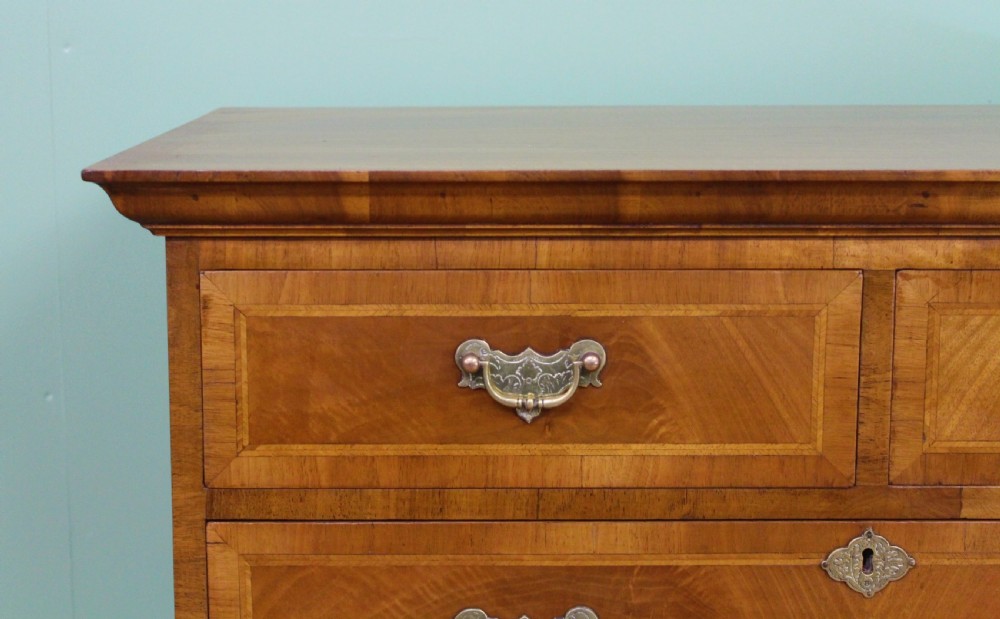 Burr Walnut Chest on Stand or Tallboy View VI