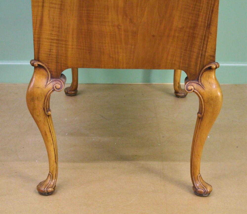 Burr Walnut Chest on Stand or Tallboy View XV